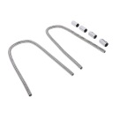 KIT HOSES WATER RADIATOR 44IN Z ZACISKIEM NOZZLE ZE STEEL STAINLESS STEEL ELASTIC SILVER  photo 12