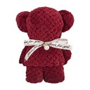 Мочалка для ванной Bear Towels Быстросохнущие, впитывающие влагу, красные пакеты с