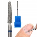 АЛМАЗНАЯ РЕЗКА ДЛЯ КУТИКУЛЫ УЗКАЯ КОНУС ЗАГРУГЛЕННАЯ СРЕДНЯЯ СИНЯЯ