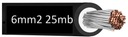 СОЛНЕЧНЫЙ ФОТОЭЛЕКТРИЧЕСКИЙ КАБЕЛЬ 6мм2 KBE TUV 25mb