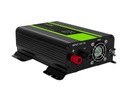 Automobilový menič PRO invertor GreenCell 12V 230V 500W 1000W USB Vstupné napätie 12 V