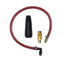 TIG CX 90 M12 25 ПОДКЛЮЧЕНИЕ ЭЛЕКТРОПИТАНИЯ И ГАЗА СО ШЛАНГОМ