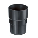 СОЕДИНИТЕЛЬ водосточной трубы ПВХ Garda 110 мм Графит