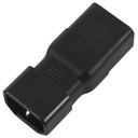 Адаптер питания PDU UPS IEC C14–C19 НОВЫЙ, черный