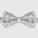 Серебряный мужской галстук-бабочка с микро узором PAKO LORENTE one size