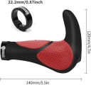 ERGONOMICZNE РУЧКИ DO КЕРМА 22MM ДВОХСТОРОННЯ ANTYSLIZGOWANE  фото 4