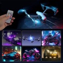 БЕСПРОВОДНАЯ ФАРА МИГАЛКА СВЕТОДИОДНЫЕ МО́ЩНЫЙ 8 ЦВЕТОВ USB 6 ШТУКИ  фото 11