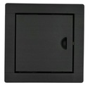 DRZWICZKI REWIZYJNE 15x15 METALOWE CZARNE REWIZJA KLAPA REWIZYJNA ZATRZASK