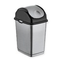 Тонкий контейнер для мусора объемом 18 л.