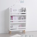 Белый шкаф для детской книжной полки Cloud