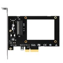 GLOTRENDS PU11 Adapter U.2 na PCIe 4.0 X4 dla 2,5-calowych dysków U.2 SSD