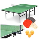 НАБОР СТОЛА ДЛЯ НАСТОЛЬНОГО ТЕННИСА ДЛЯ ПИН-ПОНГА, СЕТКА, ПАДЛЕТЫ, ШАРИКИ, СКЛАДНОЙ