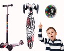 ТРЕХКОЛЕСНЫЙ СВЕТОДИОДНЫЙ БАЛАНСИРОВОЧНЫЙ СКУТЕР ГРАФФИТИ 60 КГ