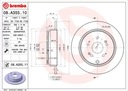 BREMBO 08.A355.11 DISQUE DE FREIN ARRIÈRE photo 1 - milautoparts-fr.ukrlive.com