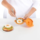 Формочки для яиц-пашот, 2 шт. апельсиновый Лекуэ
