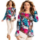 Женская модная удобная блузка Много размеров