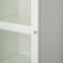IKEA BILLY / OXBERG Regál biele sklo 40x30x202 cm Zbierka BILLY