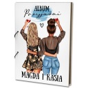 БЕЛЫЙ ФОТОАЛЬБОМ ДЛЯ ПОДАРКА ДРУГЕ СЕСТРЫ