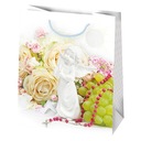 ДЕКОРАТИВНАЯ ПОДАРОЧНАЯ СУМКА И ПРИЧАСТЬЕ Т4 19Х23Х10,5 ВЫКРОЙКА 10