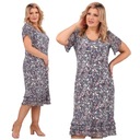 Вечернее платье с рюшами, больших размеров, польский производитель, воздушное миди.