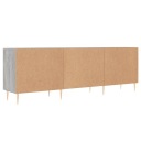 VIDAXL CASIER SOUS TELEWIZOR, GRIS DAB SONOMA, 150X30X50 CMphoto 8