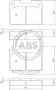PLAQUETTES FREIN MITSUBISHI 3000GT 92-99 ARRIÈRE 36890photo 16