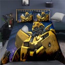 Bumblebee Transformers Súprava Obliečky Na Prikrývku,A Rozmery vankúša 70x80cm