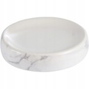 КЕРАМИЧЕСКАЯ МЫЛЬНИЦА, МРАМОР, БЕЛАЯ, КРУГЛАЯ, ОТДЕЛЬНО СТОЯЩАЯ
