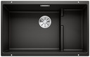 BLANCO SUBLINE 700-U Уровень 526003 черный + сифон