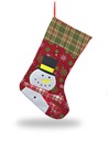 SKARPETA ŚWIĄTECZNA NA PREZENTY OZDOBA ŚWIĄTECZNA BAŁWAN 43 cm