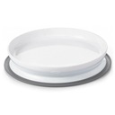 OXO ДЕТСКАЯ ТАРЕЛКА С ПРОЧНОЙ СИЛИКОНОВОЙ ПРИСОСКОЙ, СЕРАЯ