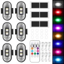 6SZT WIRELESS HEADLIGHT FLASHER LED STURDY 8KOLOR 10 MODI USB  photo 15