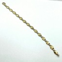 Zlatý dámsky náramok 14K veľmi efektný 19cm Druh Klasický Ručne vyrobené Šperkársky výrobok
