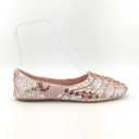M12492 LA5 БАЛЕТКИ РОЗОВЫЕ С ПАЙЕТКАМИ 38