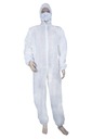 КОМБИНЕЗОН ОДНОРАЗОВОЙ ЗАЩИТНЫЙ БЕЛЫЙ 50G L