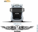 НАКЛЕЙКА НАКЛЕЙКА SCANIA ШПОН НА КАБИНЕ