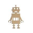 Робот из фанеры, декупаж.