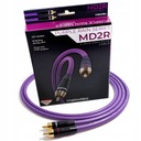 MELODIKA MD2R05 PURPLE RAIN ПАРА АУДИОКАБЕЛЕЙ 2RCA - 2RCA CINCH 2x0,5M