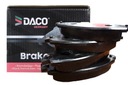 ЗАДНИЕ ТОРМОЗНЫЕ КОЛОДКИ DACO CITROEN OPEL PEUGEOT