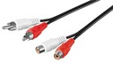 АУДИО СТЕРЕО УДЛИНИТЕЛЬНЫЙ КАБЕЛЬ 2 X CINCH RCA, 5M