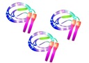 HULA HOP LED светящаяся скакалка, 3 режима, 3 шт.