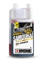 IPONE SAMOURAI RACING 2T СМЕСЬ МАСЛЯНЫХ 100% СИНТЕТИЧЕСКИХ ЭФИРОВ 1 Л