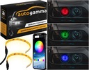Светодиодная система подсветки линз RGB Bluetooth Devil Eyes для автомобиля
