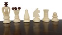 Деревянные шахматные фигуры POLISH ROYAL со вставкой. 31x31