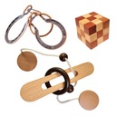 НАБОР ЛОГИКИ подарок подростку 3d пазл змея подковы мозг IQ