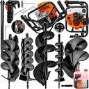 БЕНЗИНОВАЯ БУРА ДЛЯ ПОЧВЫ + 4 БУРА