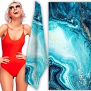 БОЛЬШОЕ БЫСТРОСЫХАЮЩЕЕ ПЛЯЖНОЕ ПОЛОТЕНЦЕ 70x140 БАССЕЙН ПЛЯЖ