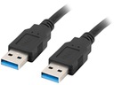 USB-кабель Lanberg CA-USBA-30CU-0018-BK черный 1,8 м