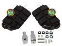 Подставки для ног водителя передние Yamaha V-MAX / FZ1 FZS FZ6 R1 R6 YZF600R черные