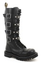 СТАЛЬНЫЕ БОТИНКИ, ЧЕРНЫЕ ШАРИКИ, 20 ОТВЕРСТИЙ, 36